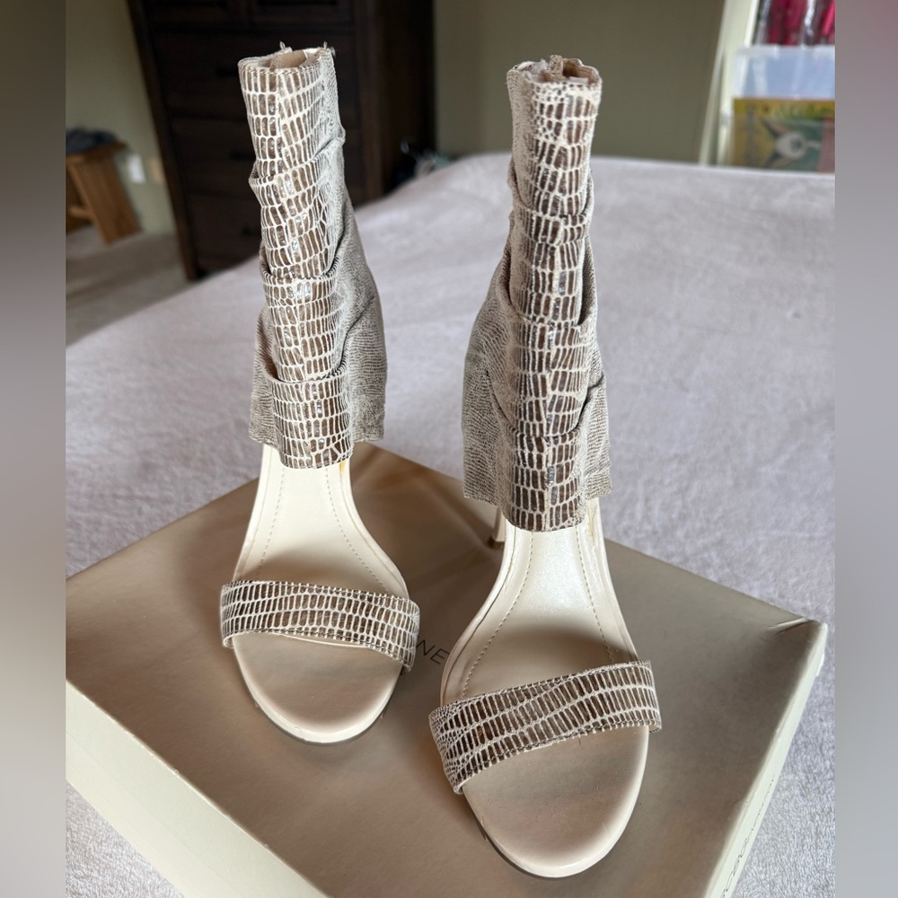 Vintage Bcbgeneration Maemi Snake Pattern Stilett… - image 4